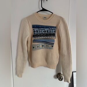 Vintage Angola kenzo sweater with eye motif panels